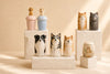 Hand-painted personalized memorial art keepsake featuring a custom portrait, from Memirova