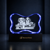 RememPaws Faceted Bone Crystal Memorial Keepsake - RememPaws