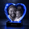 RememPaws Faceted Heart Crystal Memorial Keepsake - RememPaws