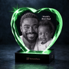 RememPaws Faceted Heart Crystal Memorial Keepsake - RememPaws