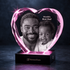 RememPaws Faceted Heart Crystal Memorial Keepsake - RememPaws