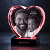 RememPaws Faceted Heart Crystal Memorial Keepsake - RememPaws
